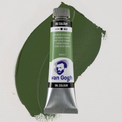 Colori ad Olio Van Gogh Talens - Verde Ossido di Cromo (668) tubo da 40 ml