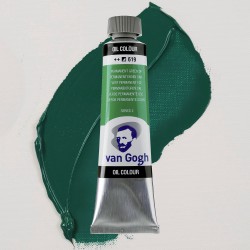 Colori ad Olio Van Gogh Talens - Verde Permanente Scuro (619) tubo da 40 ml