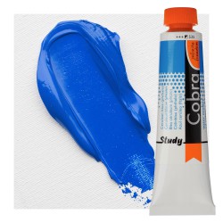 Olio ad Acqua Cobra Study Talens tubo da 40 ml. - Blu ceruleo (535)