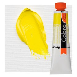 Olio ad Acqua Cobra Study Talens tubo da 40 ml. - Giallo limone permanente (254)