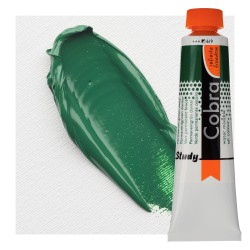 Olio ad Acqua Cobra Study Talens tubo da 40 ml. - Verde permanente scuro (619)