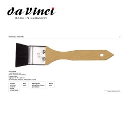 Pennellesse Da Vinci - Piatto in Pelo di capra - Serie 550
