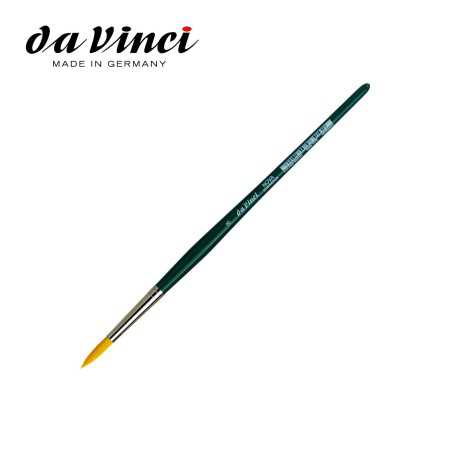 N°10/0  Serie 1570 Pennello Per Acquerello Nova In Pelo Sintetico Extrafine Dorato