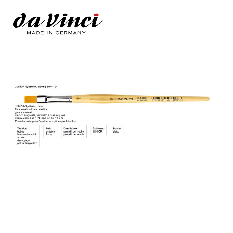 Junior Synthetic Piatto Fibra Sintetica Serie 304 N°2 — immagine 4