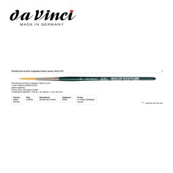 Pennelli Da Vinci - Tondo in Pelo lungo sintetico finissimo Nova - Serie 1270