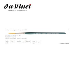 Pennelli Da Vinci - Tondo in Pelo lungo sintetico finissimo Nova - Serie 1270