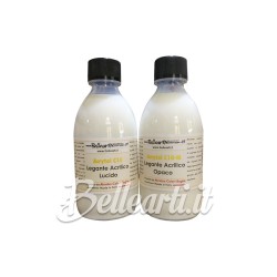 Acrytal C10 Legante Acrilico per pigmenti, flacone in vetro da 250 ml