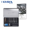 Assortimento Graphite Set Lyra per il chiaroscuro Scatola in metallo