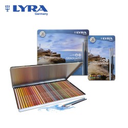 Lyra Graduate Aquarell - Confezione di Matite Colorate Acquarellabili in scatola di metallo