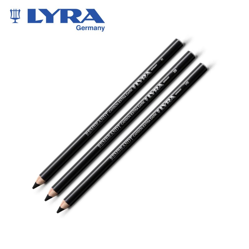 Lyra Rembrandt Carbon Extra dark - Carboncino grasso/secco extra scuro