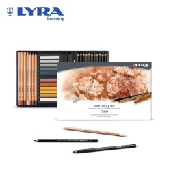 Lyra - Rembrandt Art Specials Set - 12 matite per schizzo e disegno in  scatola di metallo