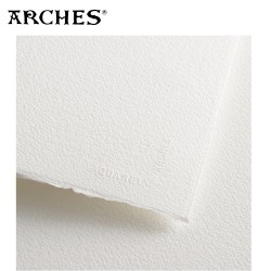 Carta per Acquerello Arches, 10 fogli 56x76 cm grana fine 300 g/mq