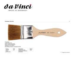 Pennellesse Da Vinci in pelo di bue chiaro - Serie 560