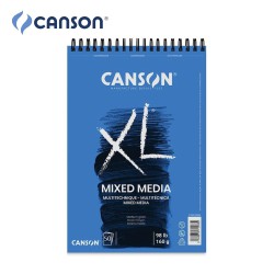 Canson XL Mixed Media - Blocchi per disegno e tecnica mista - 50 fogli da 160 gr. a grana media