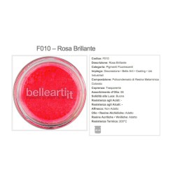 Pigmento Rosa Brillante Fluo (F010)
