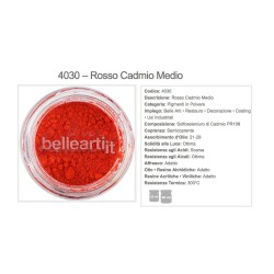 Pigmento Rosso di Cadmio Medio (4030)