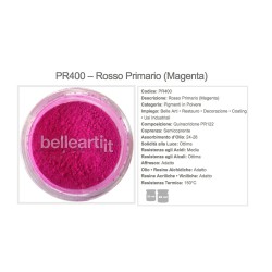 Pigmento in polvere Rosso Primario - Magenta (PR400)