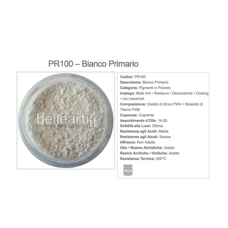 Pigmento Bianco Primario (PR100)