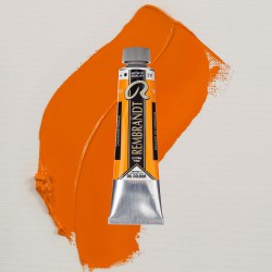 Colori ad Olio Rembrandt Talens - Arancio Cadmio (211) tubo da 40 ml