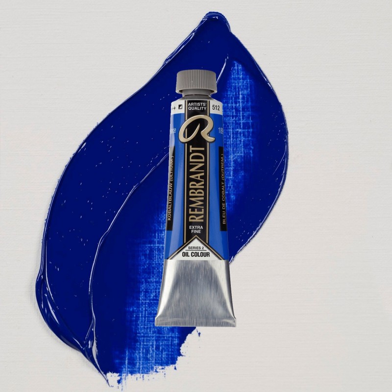 Colori ad Olio Rembrandt Talens - Blu Cobalto Oltremare (512) tubo da 40 ml Colori ad Olio Rembrandt Talens - Blu Cobalto Oltremare (512) tubo da 40 ml
