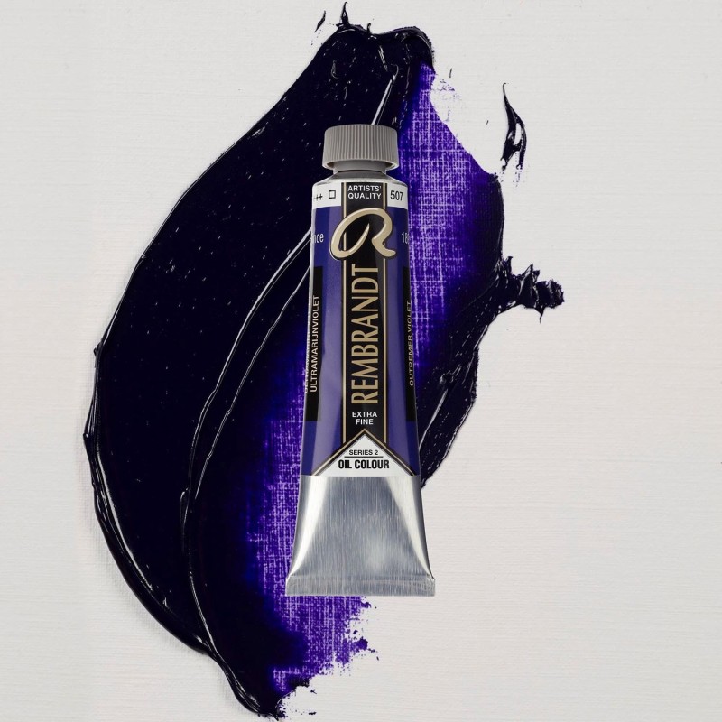 Colori ad Olio Rembrandt Talens - Blu Oltremare Violetto (507) tubo da 40 ml Colori ad Olio Rembrandt Talens - Blu Oltremare Violetto (507) tubo da 40 ml
