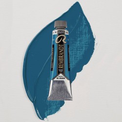 Colori ad Olio Rembrandt Talens - Blu Turchese Cobalto (586) tubo da 40 ml