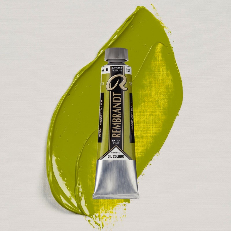 Colori ad Olio Rembrandt Talens - Cinabro Verde Chiaro (626) tubo da 40 ml