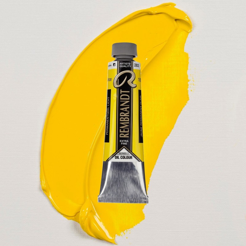 Colori ad Olio Rembrandt Talens - Giallo Permanente Chiaro (283) tubo da 40 ml Colori ad Olio Rembrandt Talens - Giallo Permanente Chiaro (283) tubo da 40 ml