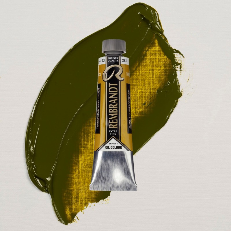 Colori ad Olio Rembrandt Talens - Giallo Verdastro Permanente (281) tubo da 40 ml