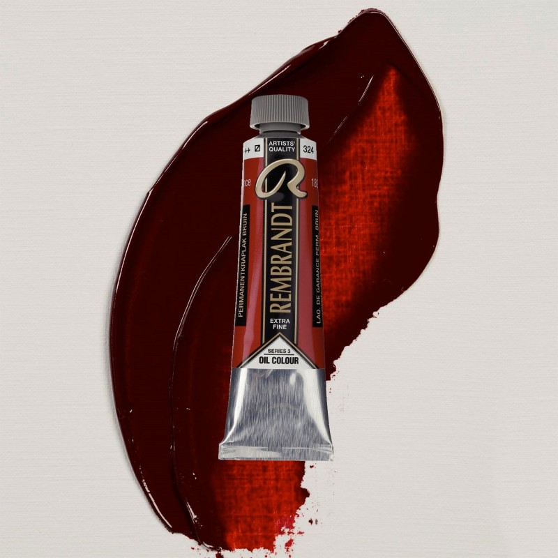 Colori ad Olio Rembrandt Talens - Lacca di Garanza Perm. Bruna (324) tubo da 40 ml