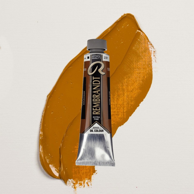 Colori ad Olio Rembrandt Talens - Ocra d'Oro (231) tubo da 40 ml Colori ad Olio Rembrandt Talens - Ocra d'Oro (231) tubo da 40 ml