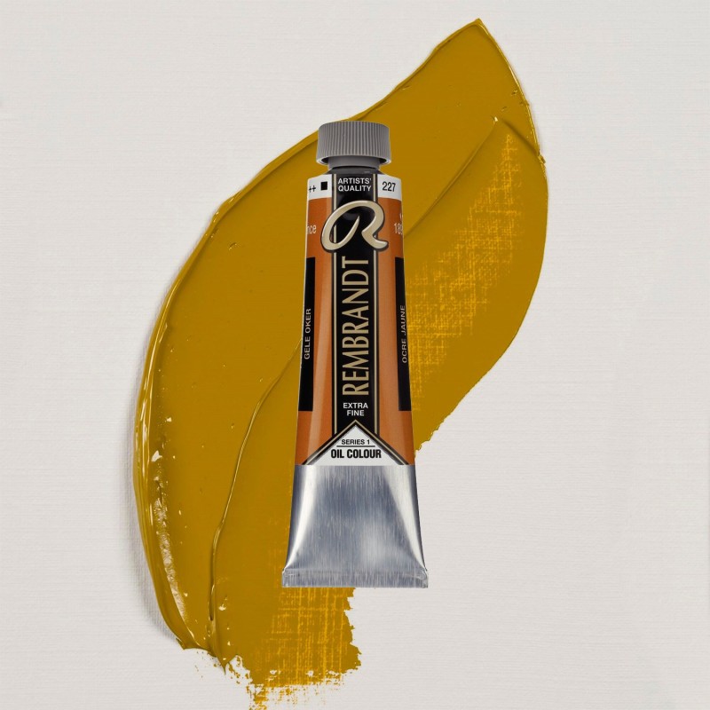Colori ad Olio Rembrandt Talens - Ocra Gialla (227) tubo da 40 ml
