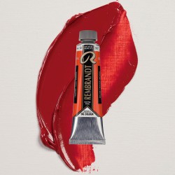 Colori ad Olio Rembrandt Talens - Rosso Trasparente Medio (317) tubo da 40 ml