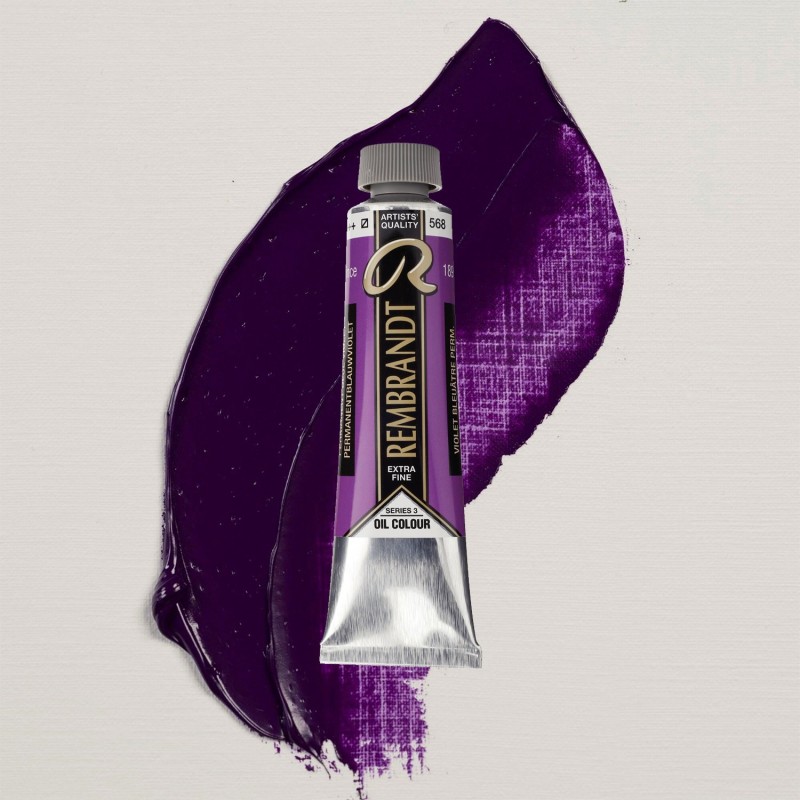 Colori ad Olio Rembrandt Talens - Violetto Bluastro Perm. (568) tubo da 40 ml
