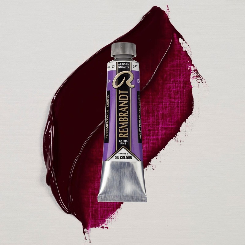 Colori ad Olio Rembrandt Talens - Violetto Perm. Medio (537) tubo da 40 ml