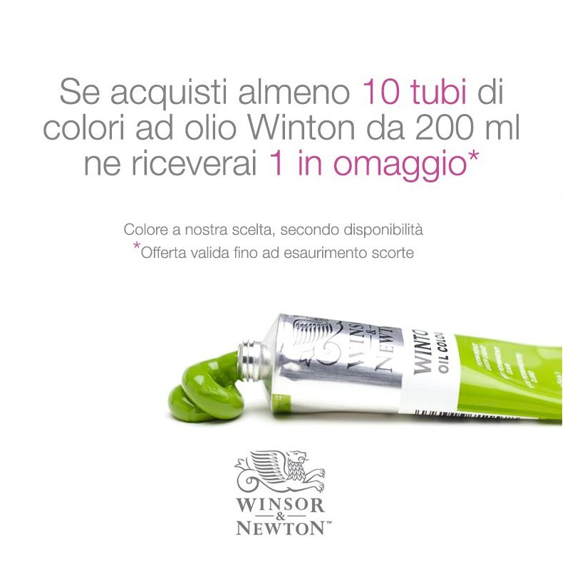 IN OMAGGIO 1 tubo da 200 ml di colore ad olio Winton se ne acquisti 10