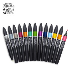 Promarker Winsor&Newton - Set da 12 pennarelli + 1 Blender -  Serie Tattoo Tones