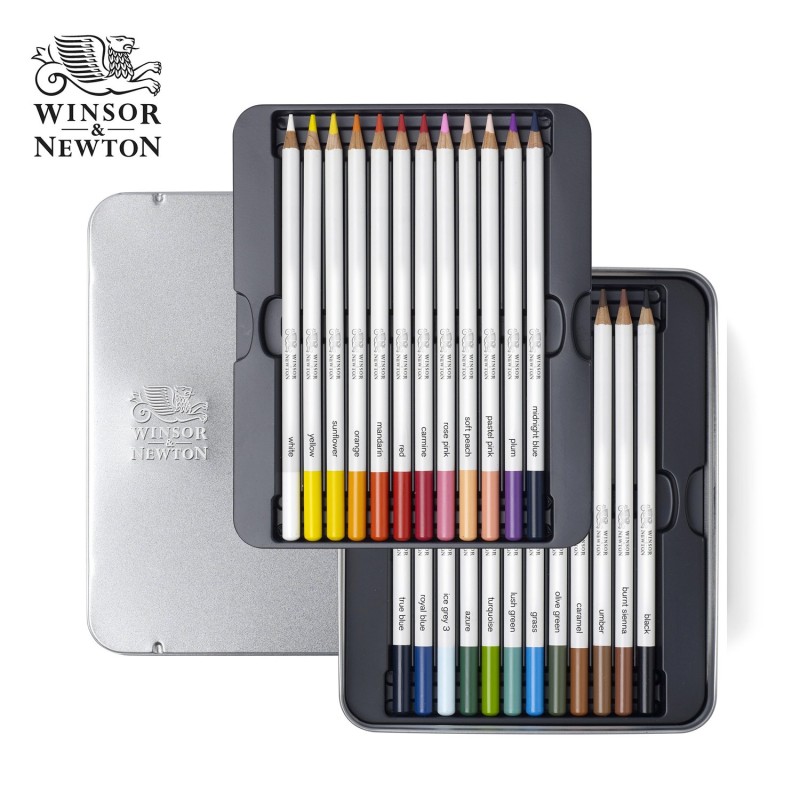 Winsor&Newton Studio Collection - Set da 24 matite colorate