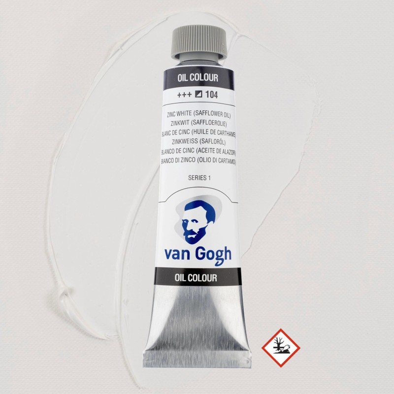 Colori ad Olio Van Gogh Talens - Bianco di Zinco (104) tubo da 40 ml Colori ad Olio Van Gogh Talens - Bianco di Zinco (104) tubo da 40 ml