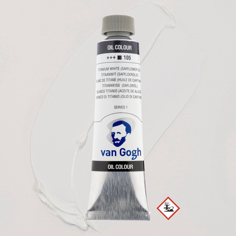 Colori ad Olio Van Gogh Talens - Bianco di Titanio (105) tubo da 40 ml