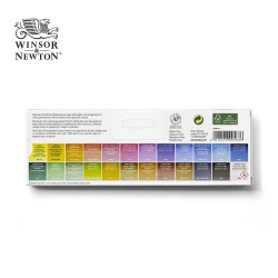 Bellearti-it-Sketcher-Scatola-in-Metallo-con-24-mezzi-Godet-Cotman-Winsor-Newton