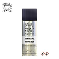 Vernice Lucida per Olio e Acrilico Winsor&Newton, bombola spray da 400 ml