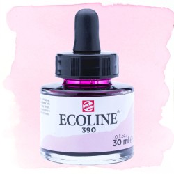ECOLINE Talens acquerello liquido Rosa pastello (390) Flacone in vetro da 30 ml
