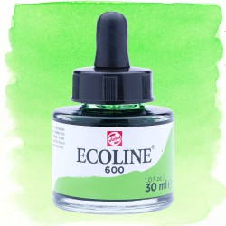 ECOLINE Talens acquerello liquido Verde (600) Flacone in vetro da 30 ml