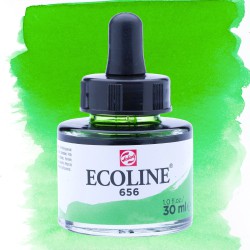 ECOLINE Talens acquerello liquido Verde foresta (656) Flacone in vetro da 30 ml