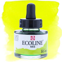 ECOLINE Talens acquerello liquido Verde primavera (665) Flacone in vetro da 30 ml