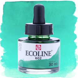 ECOLINE Talens acquerello liquido Verde scuro (602) Flacone in vetro da 30 ml