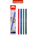 Bruynzeel Fineliner - Set Basic Colours” 4 pennarelli a punta fina in colori assortiti