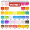 Bruynzeel Expression - Set in scatola di metallo con 36 matite colorate acquarellabili e pennello