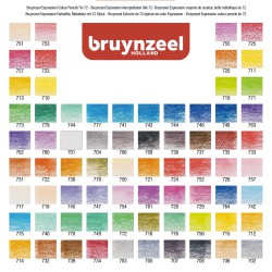 Bruynzeel Expression - Set da 72 matite colorate in scatola di metallo